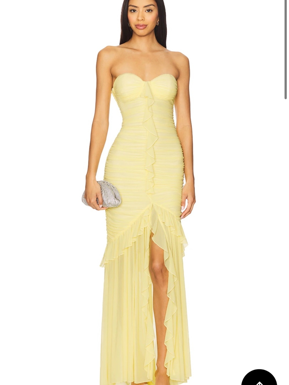 Giules Gown in Light Yellow